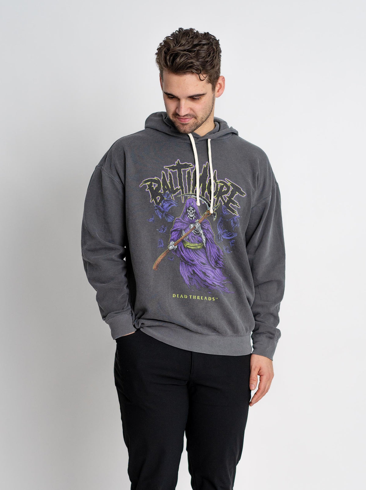 BALTIMORE FOOTBALL v2 - LIGHTWEIGHT HOODIE product image 2