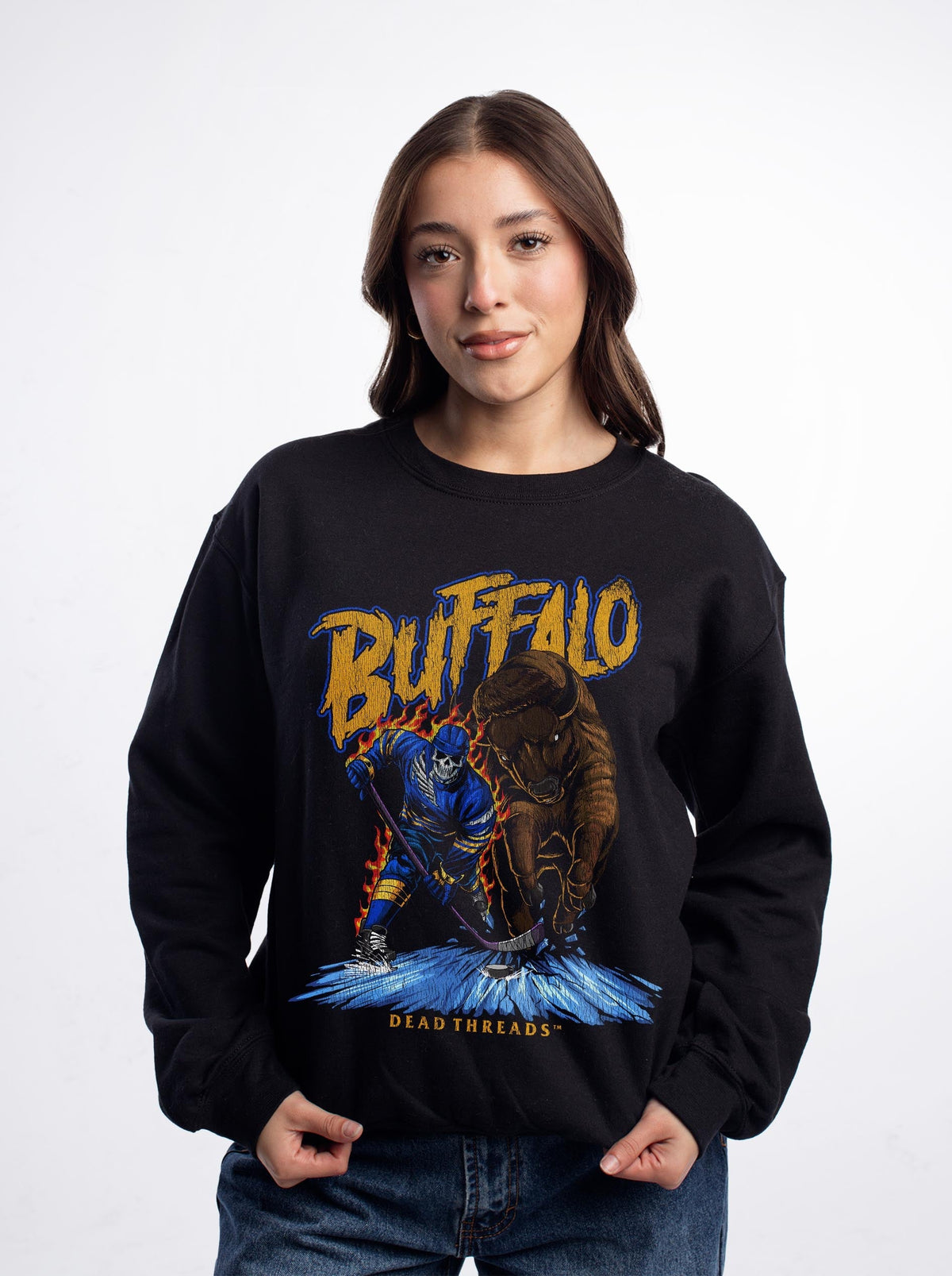 BUFFALO HOCKEY CREWNECK SWEATSHIRT product image 2