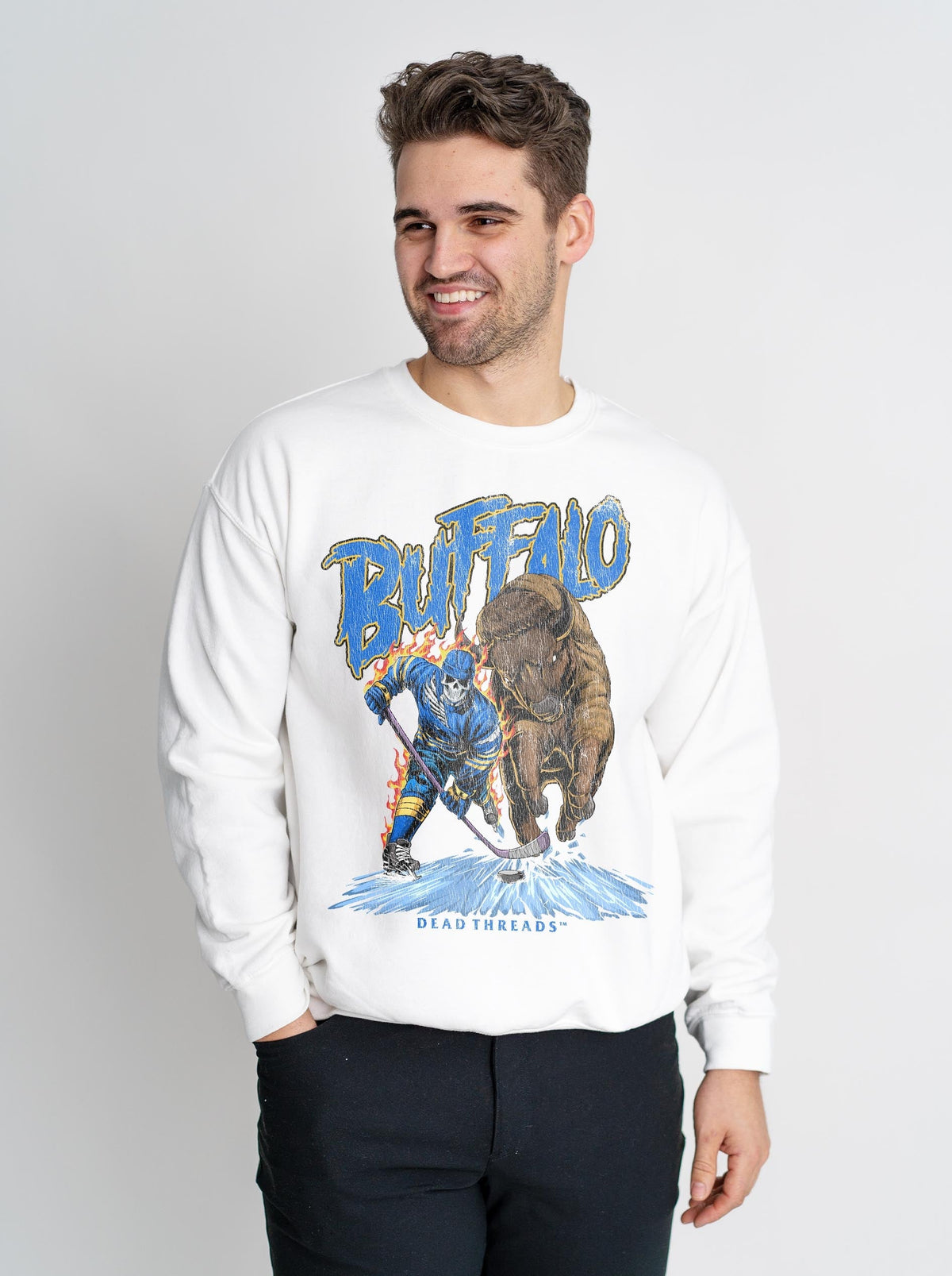 BUFFALO HOCKEY CREWNECK SWEATSHIRT product image 4